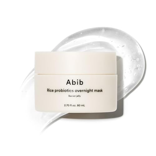 Abib Rice Probiotics Overnight Face Mask Barrier Jelly 2.7 fl oz | Korean Sleeping Mask for Glass Skin | Moisturizing & Slugging Cream - Abib Official Product View 1