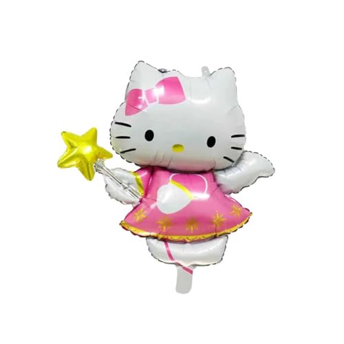 10 Pcs - Kitty Birthday Decorations | Cute Pink Party Supplies - Product Imagery