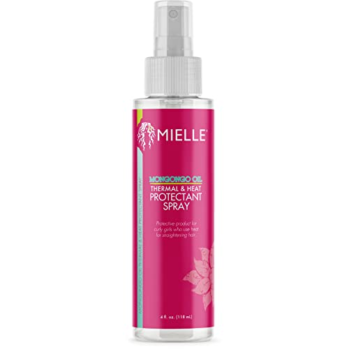 Mielle Organics Mongongo Oil Thermal & Heat Protectant Spray, Protects Hair - Mielle Organics Official Product View 1