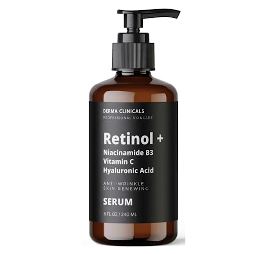 Retinol Niacinamide B3 Vitamin C Hyaluronic Acid Serum Anti - DERMA CLINICALS Official Imagery - 1