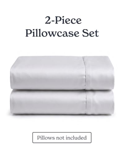 Beckham Hotel Collection Pillowcases King Size Set of 2, Cool - Product Imagery