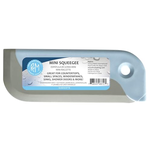 R&M Mini Squeegee Silicone 6.25" Blue/Grey - View 1