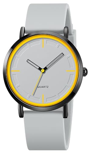Women Watches Men Sports Watches Ultra Thin Silicone Strap - Product Imagery