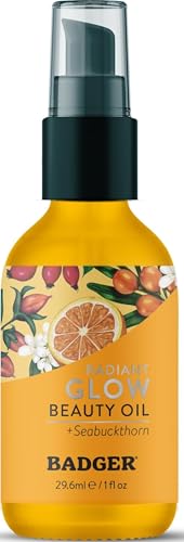 Badger Organic Seabuckthorn Face Oil Antioxidant Rich Vegan - Badger Official Imagery - 1
