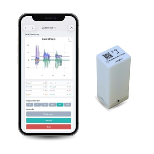 EVB-02 Wi-Fi Vibration & Motion Sensor up to 6.66kHz | 5000mAh - Product Imagery