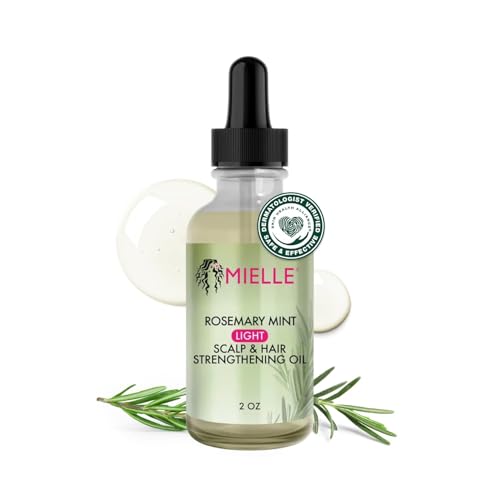 Mielle Organics Rosemary & Mint Light Hair Oil, Split Ends & Dry Scalp - Mielle Organics Official Product View 1
