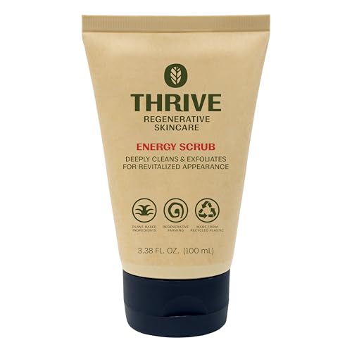 Thrive Natural Care Face Scrub - Gentle Exfoliating Face Wash Provides - Thrive Natural Care Official Product View 1