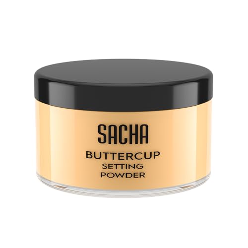 Sacha Buttercup Setting Powder Medium to Deep Skin Tones - Sacha Cosmetics Official Imagery - 1