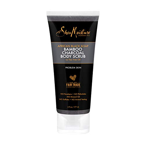 Elefair Tech SheaMoisture African black soap bamboo charcoal body scrub - Elefair Tech Official Product View 1