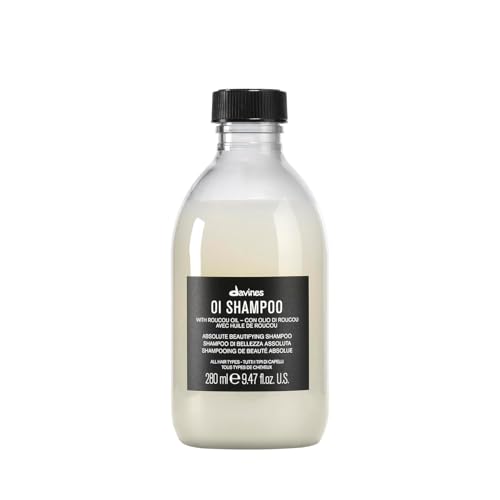 Davines OI Shampoo, Milky-Smooth Hydrating Cleanser for All Hair - Product Imagery