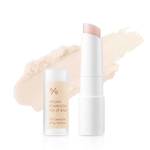 le Vegan Kombucha Tea Lip Balm, Dry Lip Moisturizer 0.13 oz. - Product Imagery