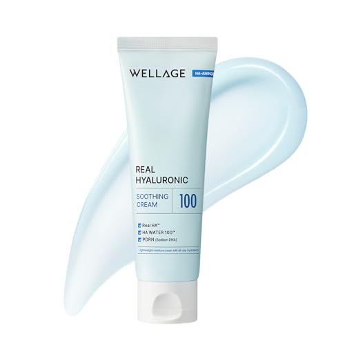 WELLAGE Real Hyaluronic Soothing Cream 100 2 7 oz - WELLAGE Official Imagery - 1