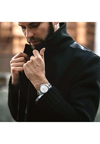 Daniel Wellington Iconic Link Watch, Rose Gold or Silver Link - Product Imagery