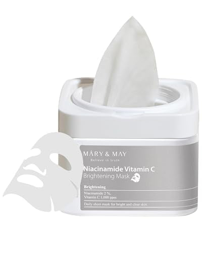 Mary May Niacinamide Vitamin C Daily Sheet Mask 30 Sheets - Mary&May Official Imagery - 1