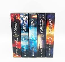 Heroes of Olympus 5 Book Box Set by Rick Riordan -Complete - Product Imagery