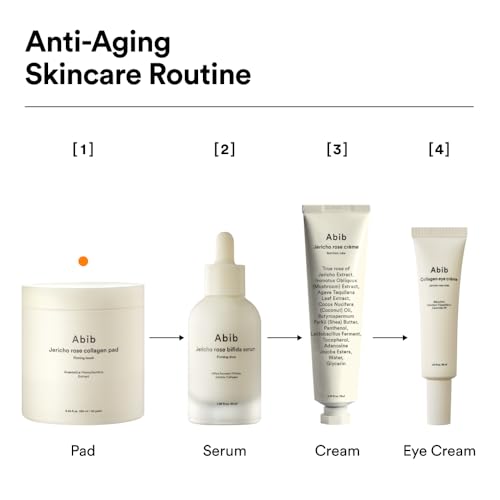 Abib Jericho Rose Non-animal Collagen Pad Firming Touch 60pads - Product Imagery