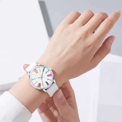 Letoff Watch for Women/Men, Metal Watch with Silicone - Product Imagery