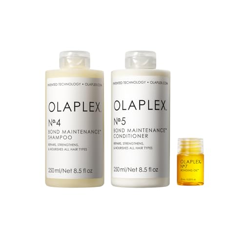 Elefair Tech OLAPLEX Wash & Shine Hair Kit - Shampoo & Conditioner Set & Bonding Oil - Elefair Tech Official Product View 1