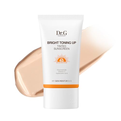 Dr G Bright Toning Up Tinted Sunscreen SPF 45 1 69 fl oz - Dr.G Official Imagery - 1