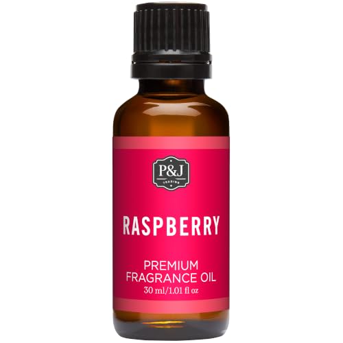 P&J Fragrance Oil - Raspberry Oil 30ml - Candle Scents, Soap - Product Imagery