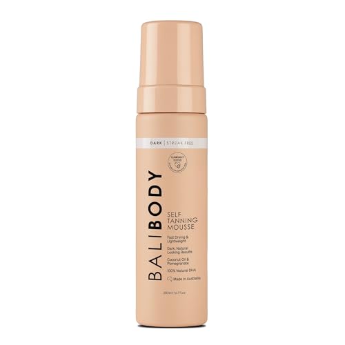 Bali Body Self Tanner Mousse Dark – Sunless Tanning Foam for Body - Natural & - BALI BODY Official Product View 1
