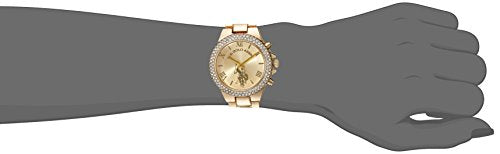 U.S. Polo Assn. Women's Analog Watch – Gold-Tone Dial with - Product Imagery