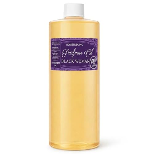 4 Fl Oz Plastic Bottle Black Woman Perfume Oil For Women - Product Imagery