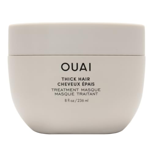 OUAI Thick Hair Mask - Deep Conditioning Hair Mask (8 Fl Oz) - Product Imagery