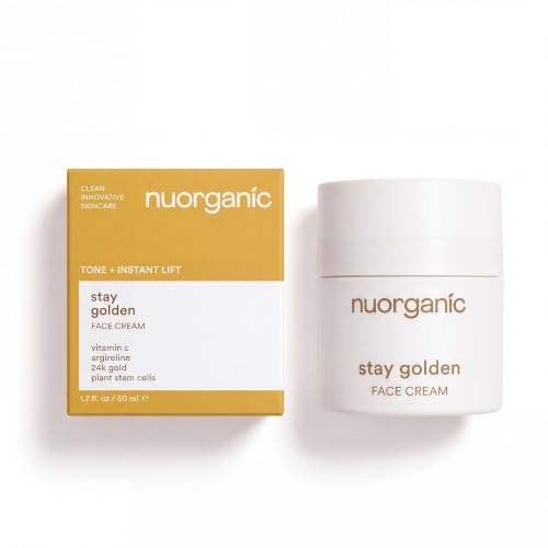 24k Gold Firming Face Cream Tightening Moisturizer for Face - NuOrganic Cosmetics Official Imagery - 1