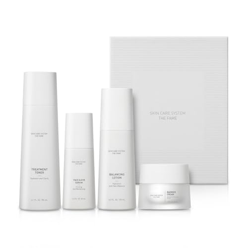 2026 Korea Skin Care System Upgraded New The Fame 4-Step Set in - Product Imagery