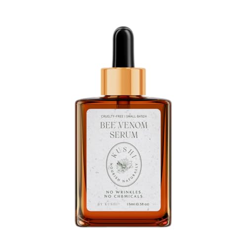 KUSHI Bee Venom Face Serum Hydrates Firms Cruelty Free 15ml - KUSHI Official Imagery - 1