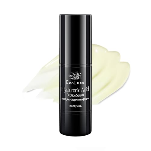 Hyaluronic Acid Peptide Serum 5x HA NAD and Copper Peptides - EcoLuxe Official Imagery - 1