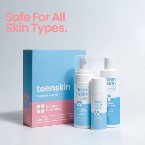 Teen Skin Care Kit 3-Step | Acne Face Wash Skin Care Regimen | - Product Imagery