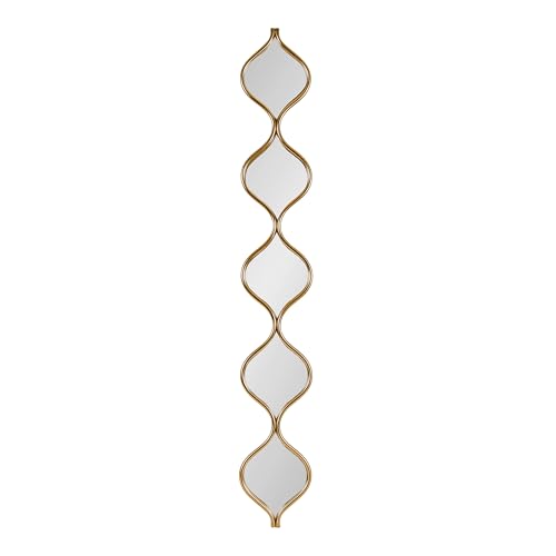 Kate and Laurel Loxi Slim Teardrop Panel Wall Mirror, 7 x 42, - Product Imagery