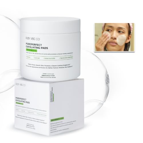 Exfoliating Toner Pads, Salicylic Acid for Smoother Skin - Product Imagery
