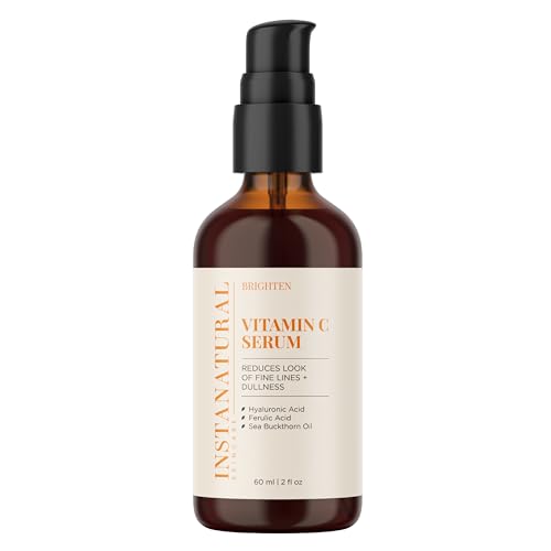 InstaNatural Vitamin C Face Serum - Fine Lines and Discoloration & 2 Fl Oz - InstaNatural Official Product View 1