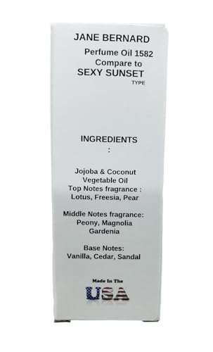 No. 1582 Perfume Body Oil – Inspired by Sexy Sunset Type, 10ml - Product Imagery