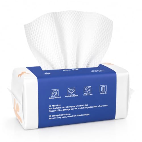 Ourmed Life Clean Face Towels Disposable, Ultra Soft & - Product Imagery