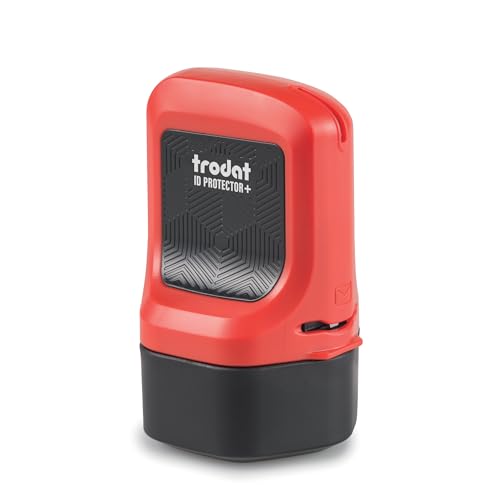 Trodat ID Protector+ Identity Theft Roller Stamp w/Box & Letter - Product Imagery