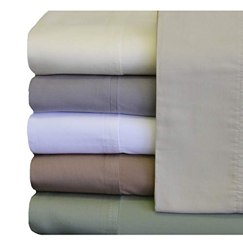 Royal Hotel Split King Tencel Lyocell Sheets Set, 600 Thread - Product Imagery