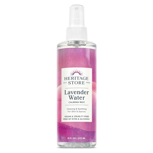 HERITAGE STORE Lavender Water Mist, Face and Body Spray, Pillow - Product Imagery