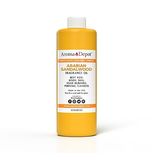 Aroma Depot 32oz. Arabian Sandalwood Fragrance Oil, Pure Uncut - - Product Imagery