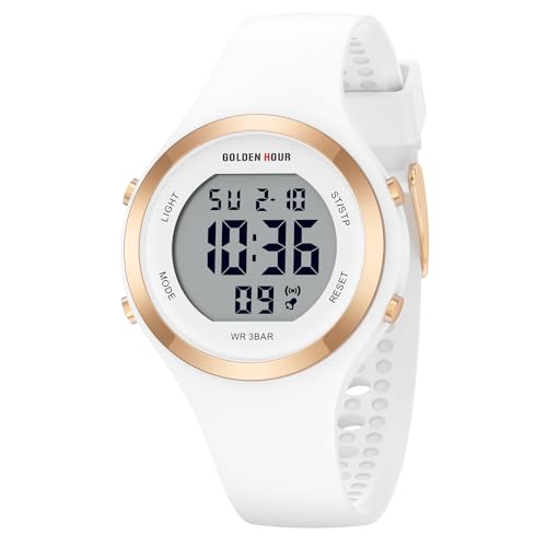 GOLDEN HOUR Waterproof Sport Women's Digital Chronograph - Product Imagery