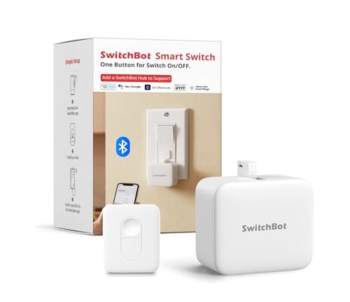 SwitchBot Smart Switch Button Pusher with Remote Bluetooth - SwitchBot Official Imagery - 1