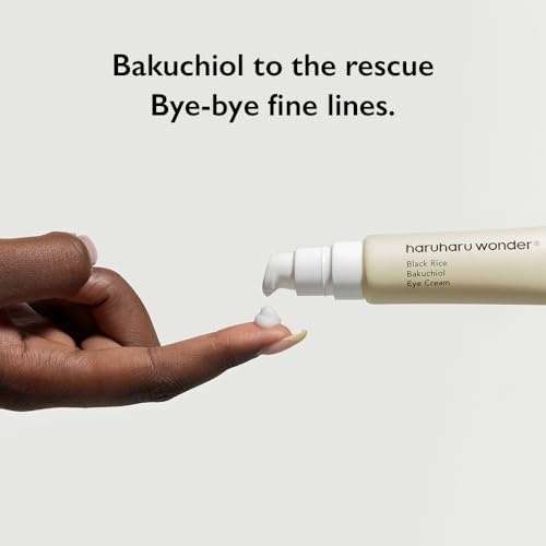 haruharu wonder Black Rice Bakuchiol Eye Cream, 0.67 fl. oz, - Product Imagery