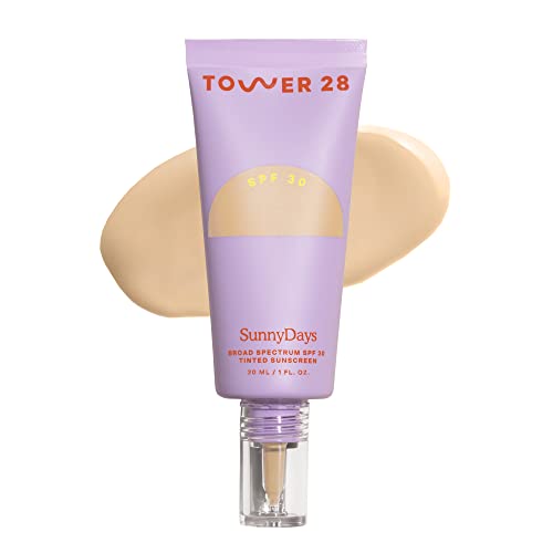 Tower 28 SunnyDays SPF 30 Tinted Sunscreen Foundation Shade - Tower 28 Official Imagery - 1