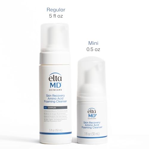 EltaMD Skin Recovery Amino Acid Foaming Face Wash, Fragrance-Free - Product Imagery