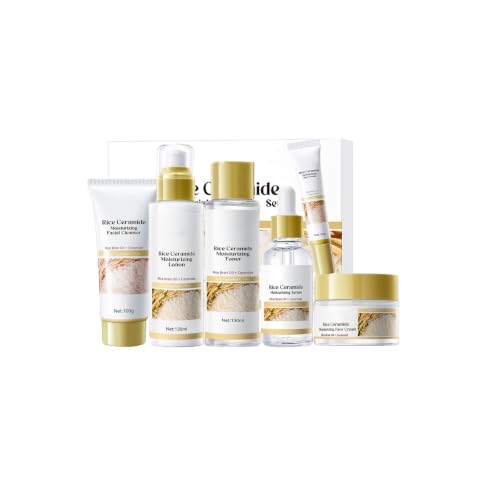 Rice Moisturizing Skin Care Set, Radiance Skincare Essential - Product Imagery