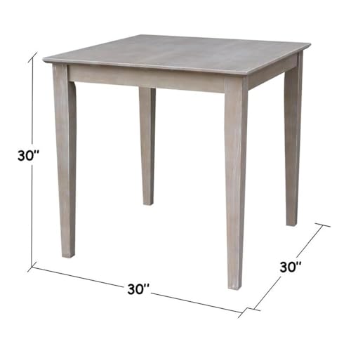 International Concepts Solid Wood Top Table - Dining Height, - Product Imagery