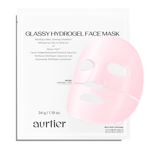 Glassy Hydrogel Face Mask for Glow and Dewy Skin, Deep - Product Imagery